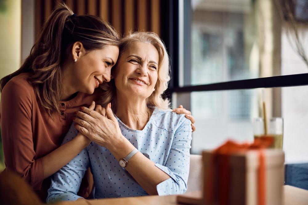 fille avec mère